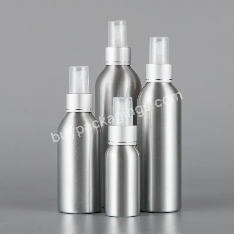 Private Label Customize Cosmetic 40ml 50ml 100ml 120ml 150ml 200ml Aluminum Spray Bottle