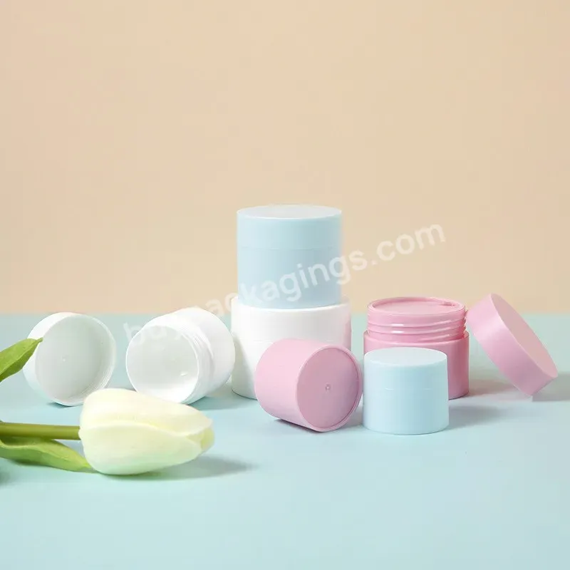 Private Label Customize Cosmetic 5ml 15ml 20ml Cream Jar Plastic Packaging Bottle