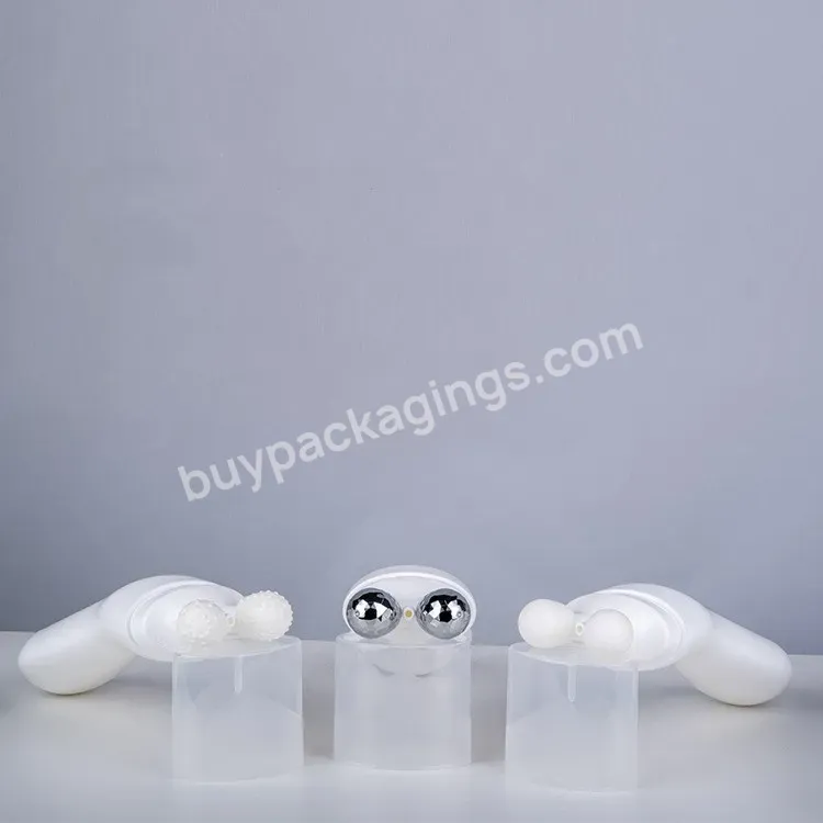 Private Label Customize Cosmetic 80 100 120 150ml Rolll On Massage Face Body Head Lotion Bottle Empty Plastic Packaging