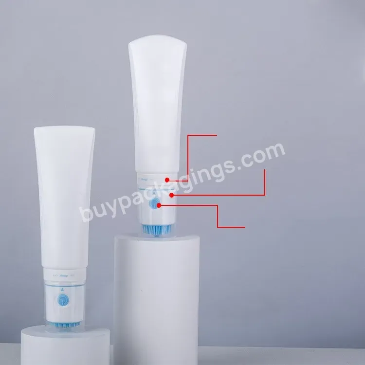 Private Label Customize Cosmetic Empty Container 100ml 120ml Rubber Message Head Tube Plastic Packaging - Buy 100ml 120ml Rubber Message Head Tube,100ml 120ml Tube Plastic Packaging,100ml 120ml Tube Empty Container.