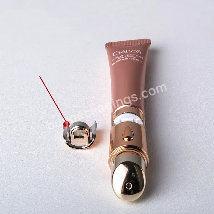 Private Label Customize Cosmetic Empty Container 20ml Electric Viberation Eye Cream Tube Plastic Packaging