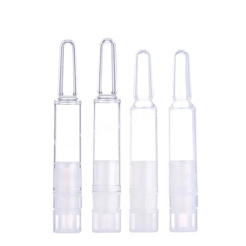 Private Label Customize Cosmetic Empty Container 2ml 3ml Water Micro Needling Serum Essence Tube Bottle Plastic Packaging