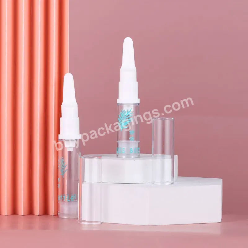 Private Label Customize Cosmetic Empty Container 5g 10g Airless Pump Serum Essence Eye Cream Tube Bottle Plastic Packaging