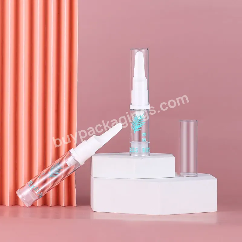 Private Label Customize Cosmetic Empty Container 5g 10g Airless Pump Serum Essence Eye Cream Tube Bottle Plastic Packaging