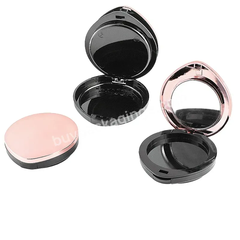 Private Label Customize E891# Pressed Powder Foundation Highlighter Eyeshadow Blusher Empty Container Plastic Packaging