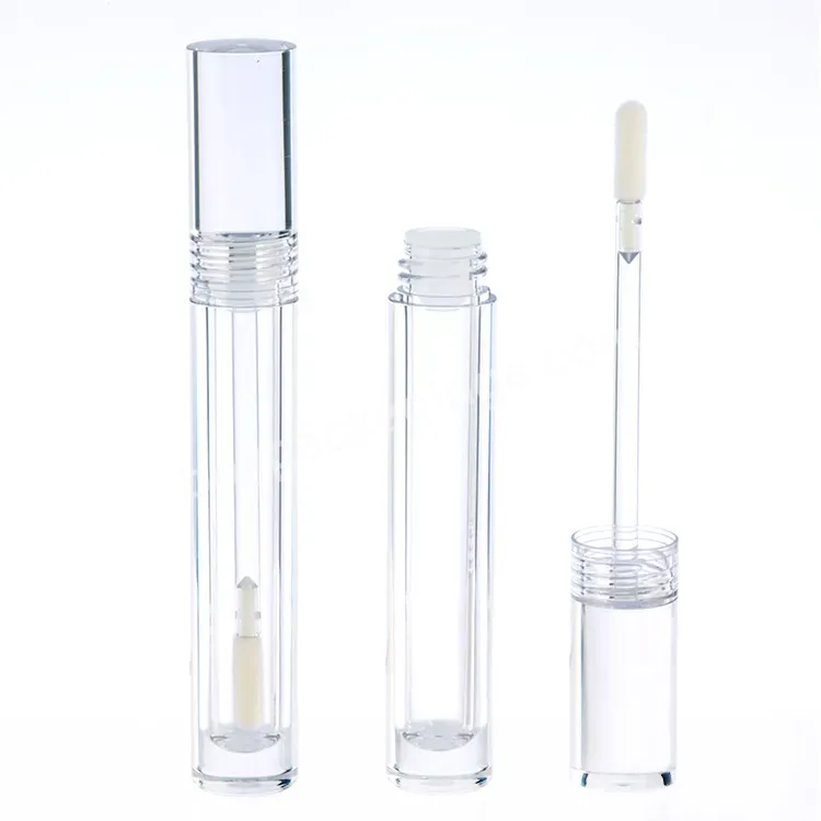 Private Label Customize Tube Container 3.5ml Lip Oil Tint Liquid Lipstick Lip Gloss Plastic Packaging