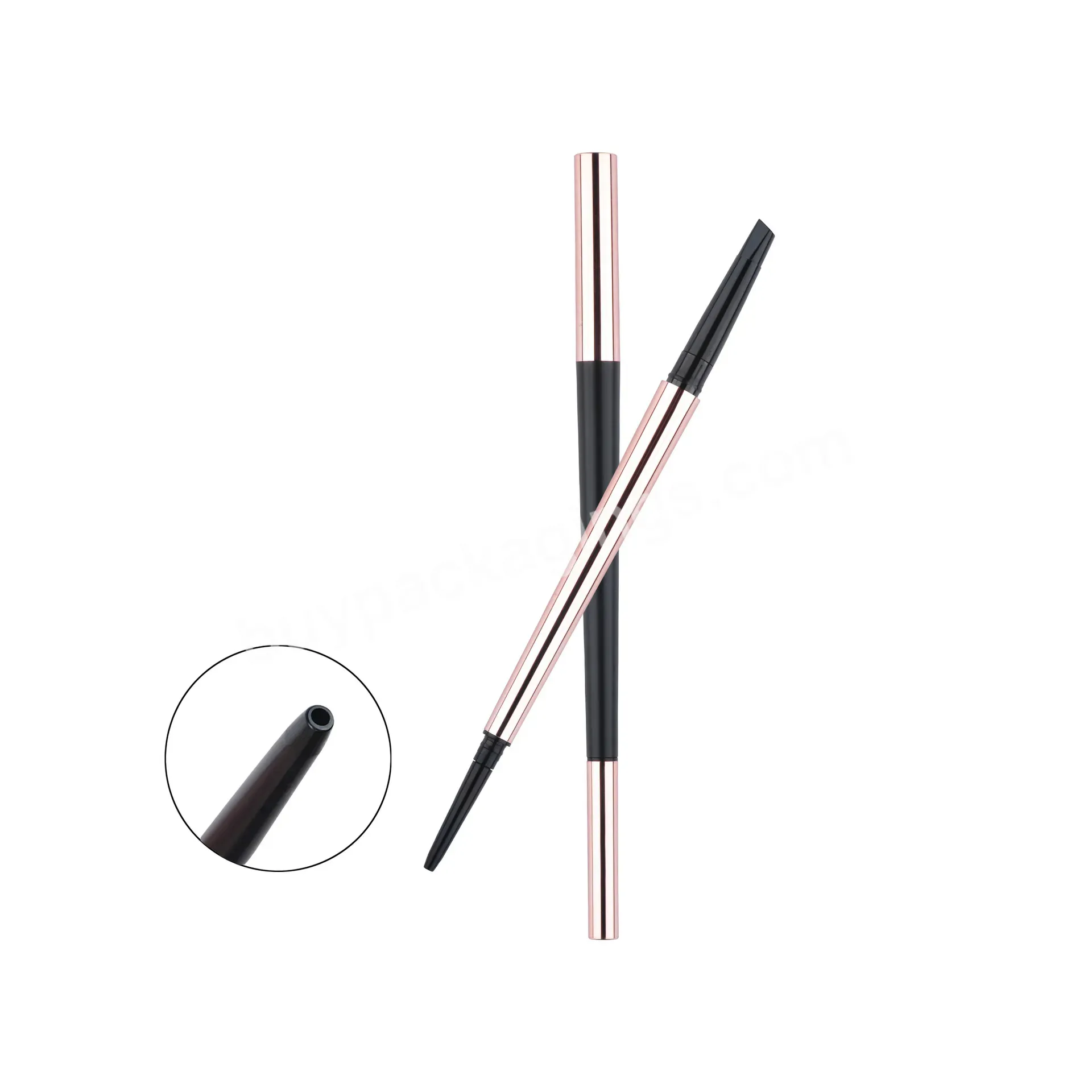 Private Label Customize Yh-m17 1.5mm 2in1 Eyebrow Highlighter Lipliner Eyeliner Empty Container Plastic Packaging Tube