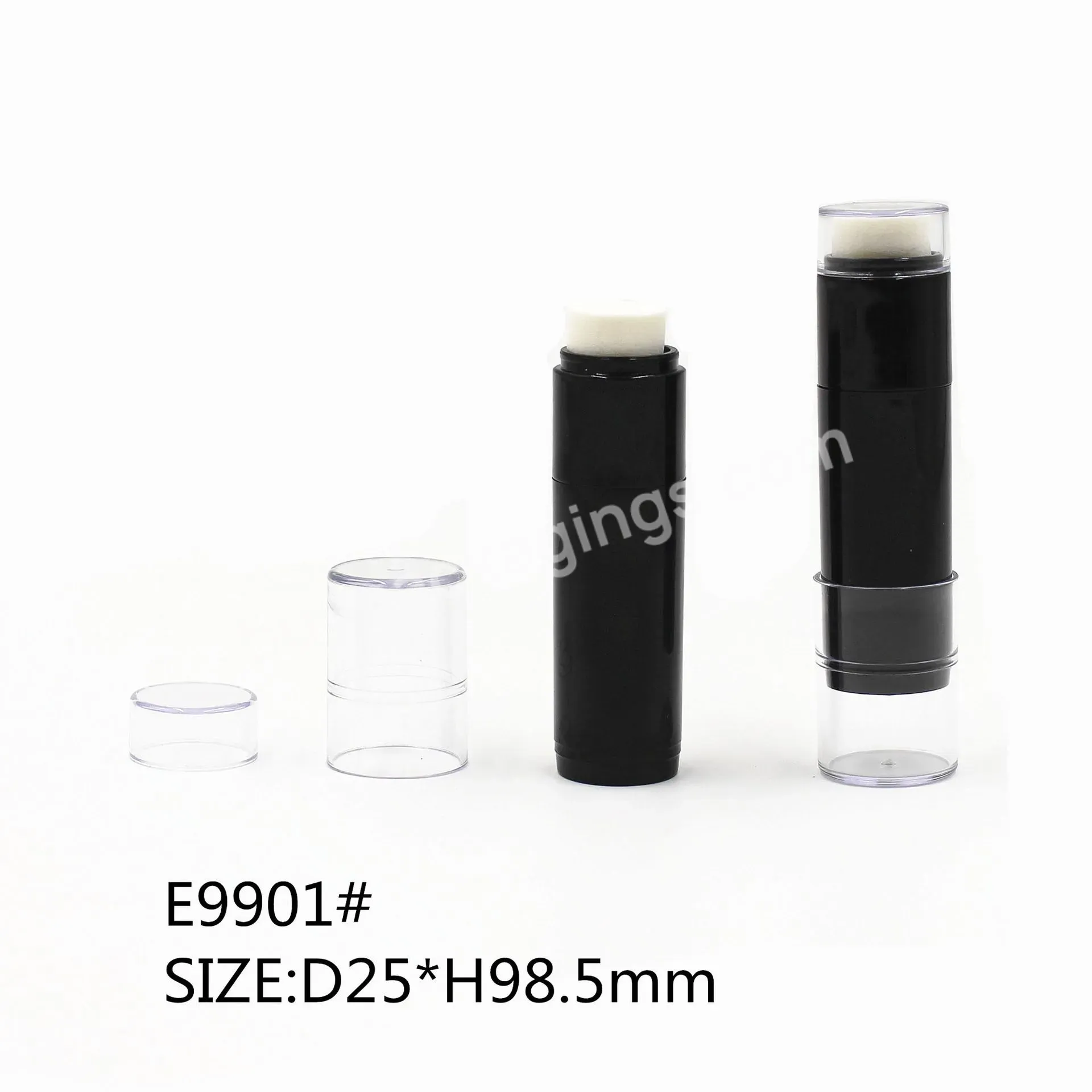 Private Label E9901# Double End Sponge 2in1 Lipstick Tube Concealer Contour Stick Pro Tube Container Cosmetic Plastic Packaging