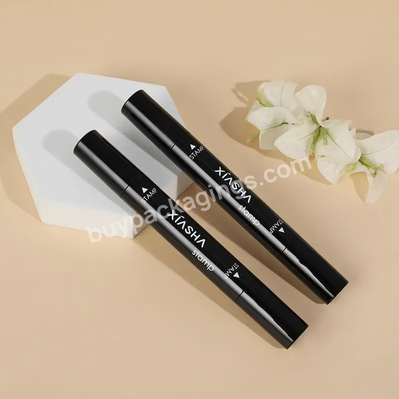 Private Non-dizzy Dyeing Double-head Quick-drying Wing Eyeliner Pencil Eyebrow Pencil Package Material