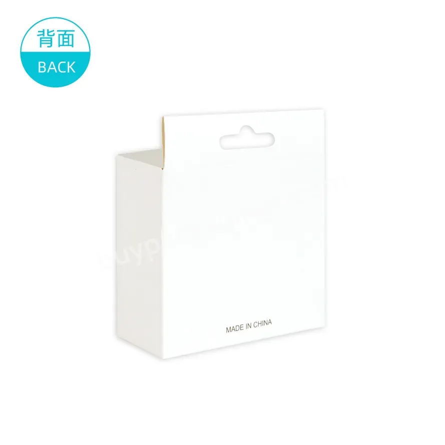 Product Box Custom Design Wireless Earphone Plastic Box Packaging Earphone Sleeve White Earphone Plastic Gift Pack