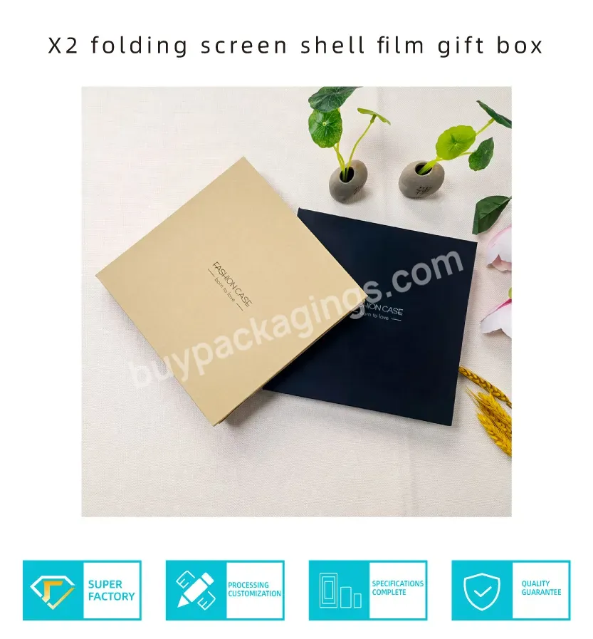 Product Box Custom Logo Phone Film Packaging Box Mobile Screen Protector Tempered Glass Packaging Gift Pack