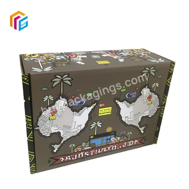 product customzise book wrap carton box mailer custom printed embossing big size shipping boxes