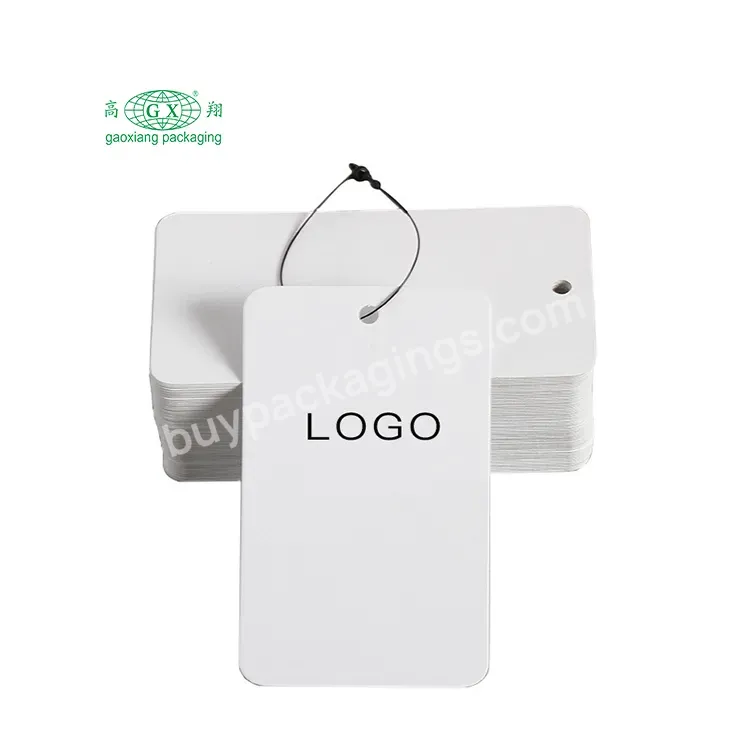 Product Hang Tag Customized Printing Paper Garment Jeans Tags Bags Shoes Oem Art Technics Logo Product Hang Tags