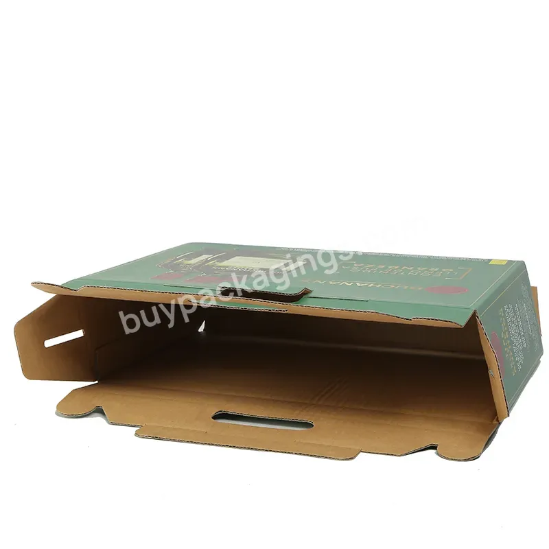 Profession Manufacturer Custom Printed Whisky Corrugated Cardboard Box