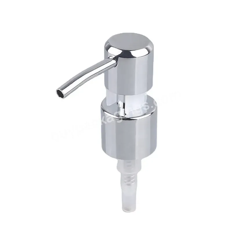 Professional 24 410 Chrome Sliver Stainless Steel Dispenser Cream Lotion Pump,Makeup Remover Cream Oil Pump