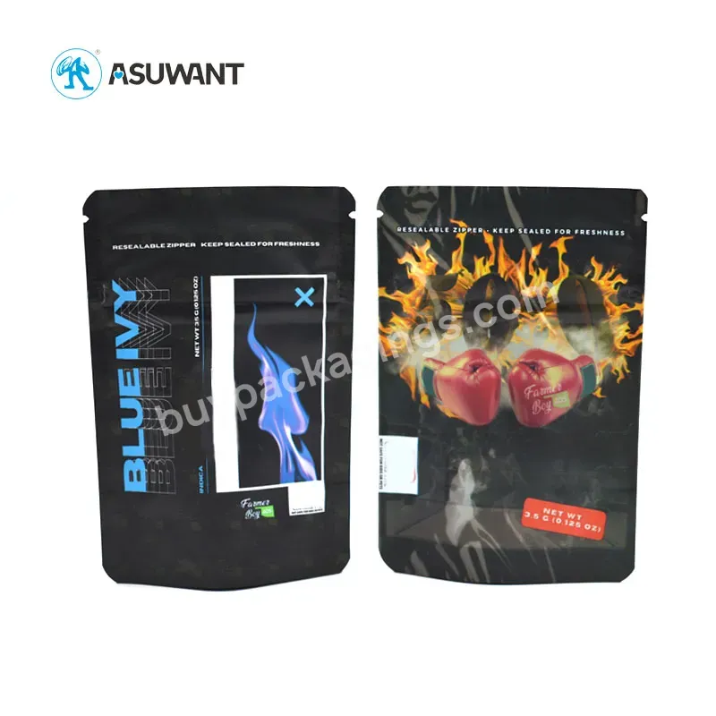 Professional Child Resistance Mylar Bags 1g Personilized Stand Up Pouch