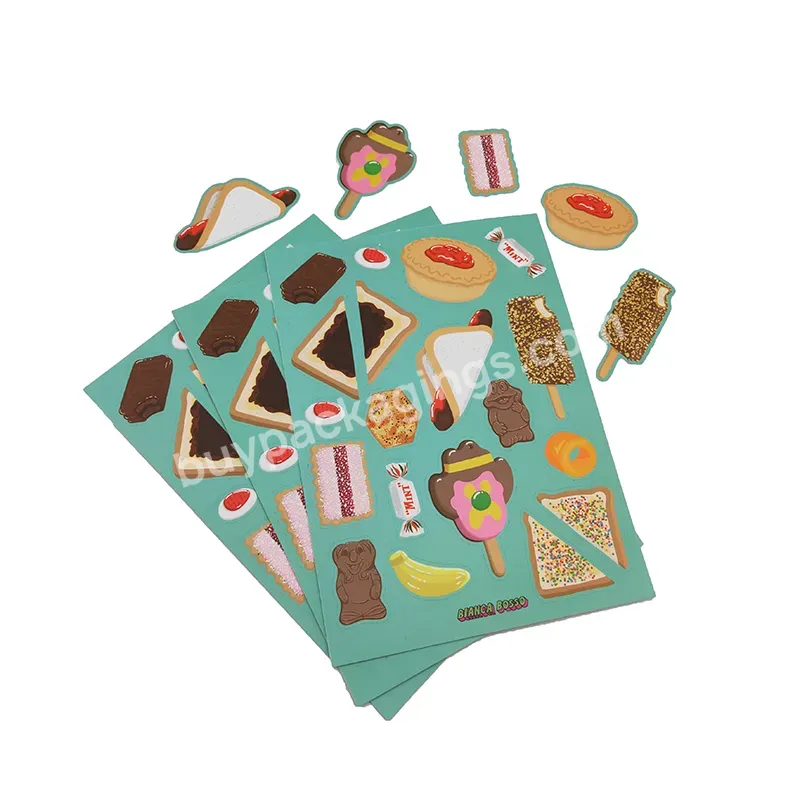 Professional Die Cut Paper School Sticker Custom Kiss Cut Sticker Printing Sheet - Buy Custom Stickers Sheet,Kiss Cut Stickers,Custom Sticker Printing.