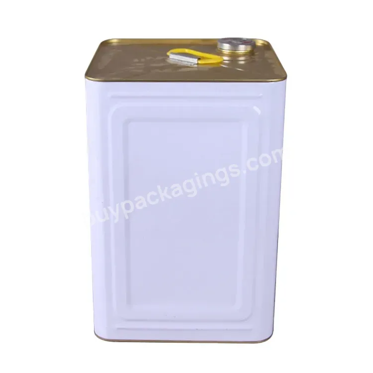 Professional Factory 5l Square Engine Oil Tin Can Manufacturer Tin Can With Lid