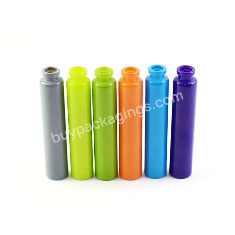 Professional Manufacture Customize Logo Heat Resistant Borosilicate Glass Tube Clear Glass Tubular Concentrate Container