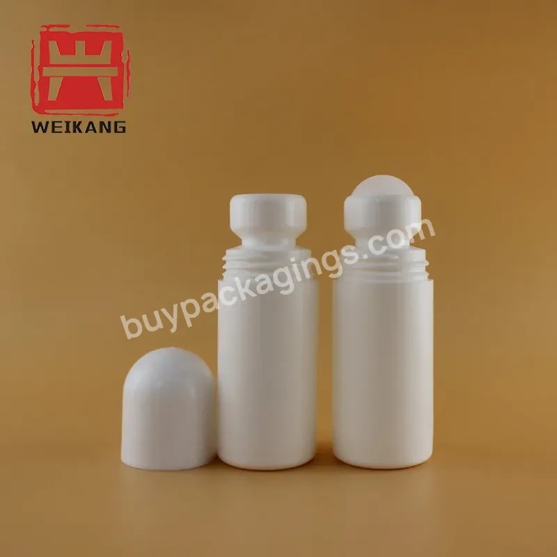 Professional Manufacture Plastic Roll-on Empty Deodorant Bottle 50ml Fancy Cosmetic Empty Deodorant Plastic Roll On Bottle