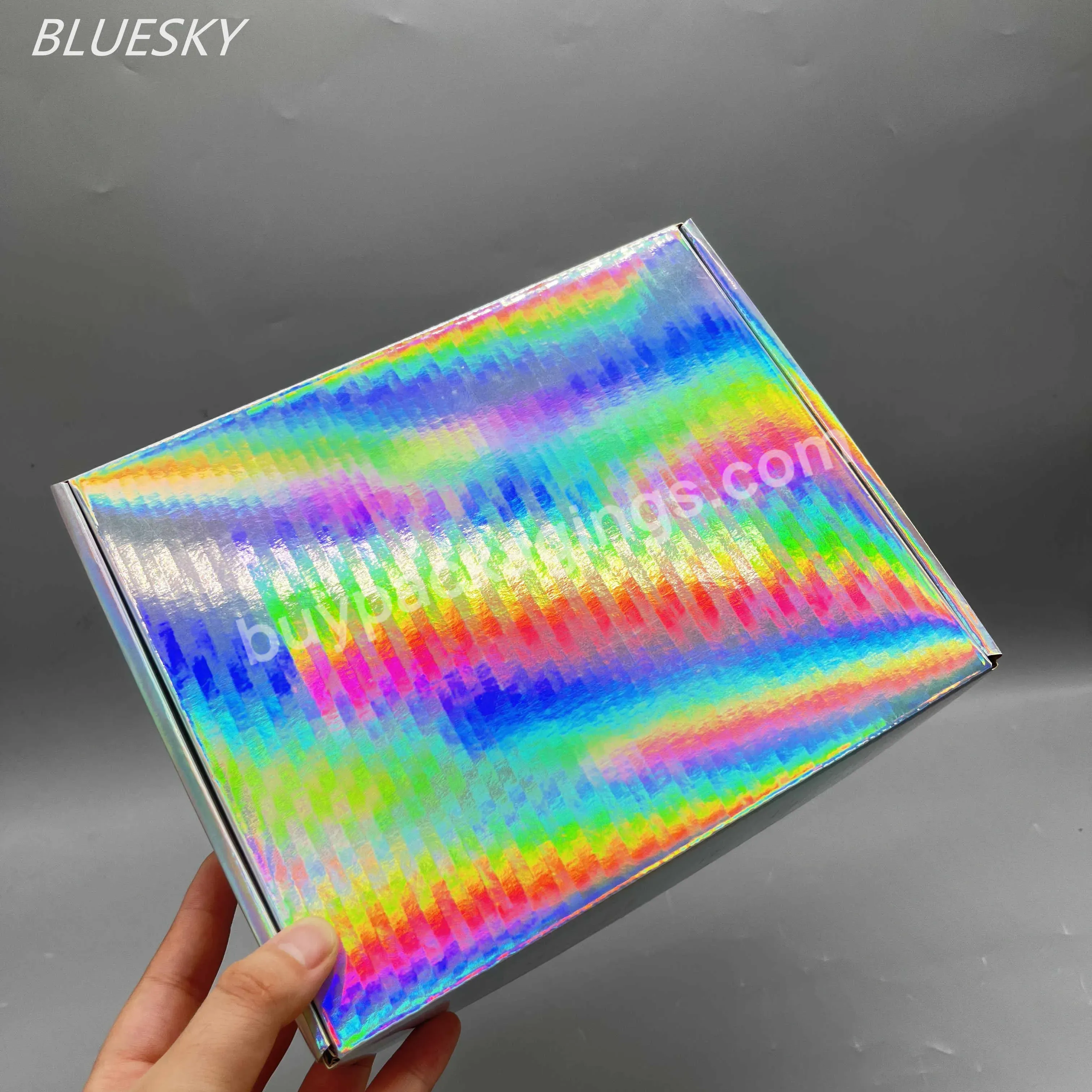 Professional Manufacturer Custom Waterproof And Tear-proof Magnetic Holographic Packaging Boxes