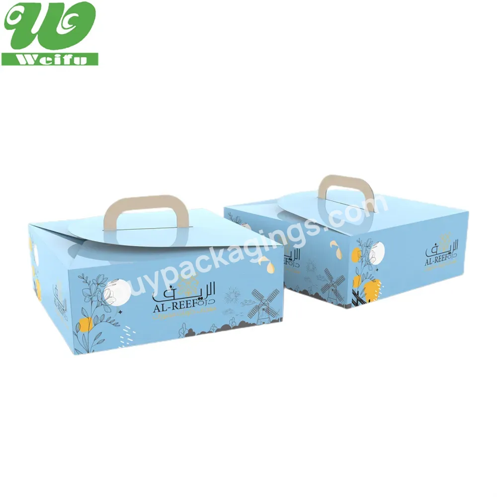 Professional Manufacturer Production Custom Box Cake Carton Cake Fancy Box