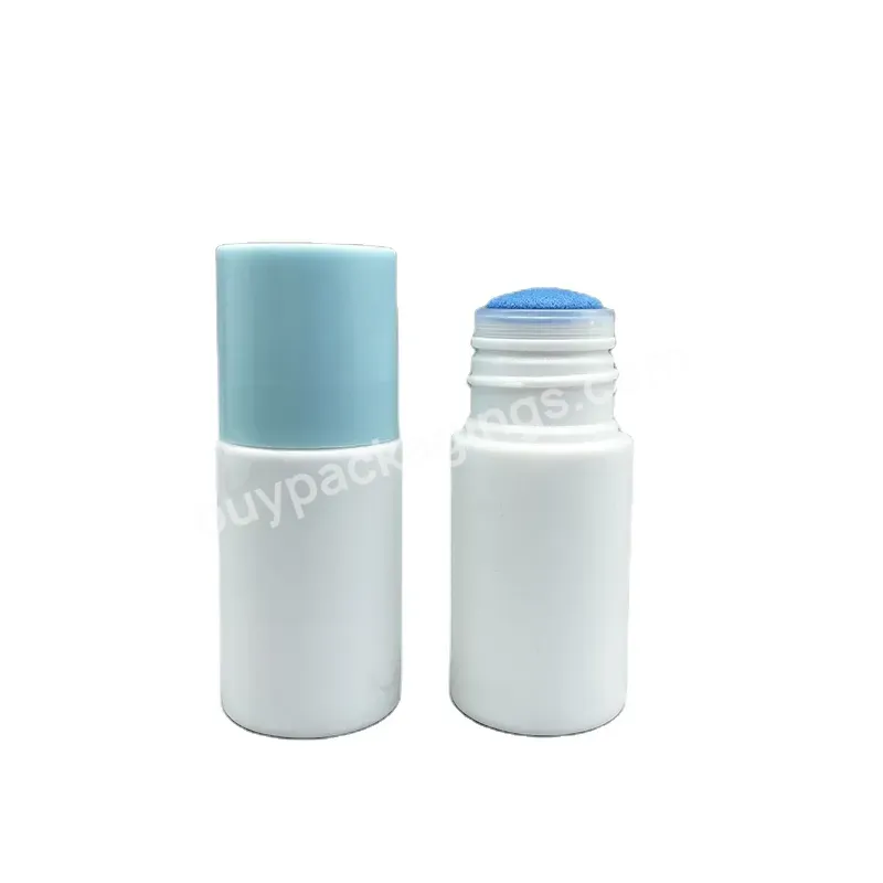 Professional Pe 20ml Pe Plastic Round Fabric/sponge Applicator Bottle For Cosmetics