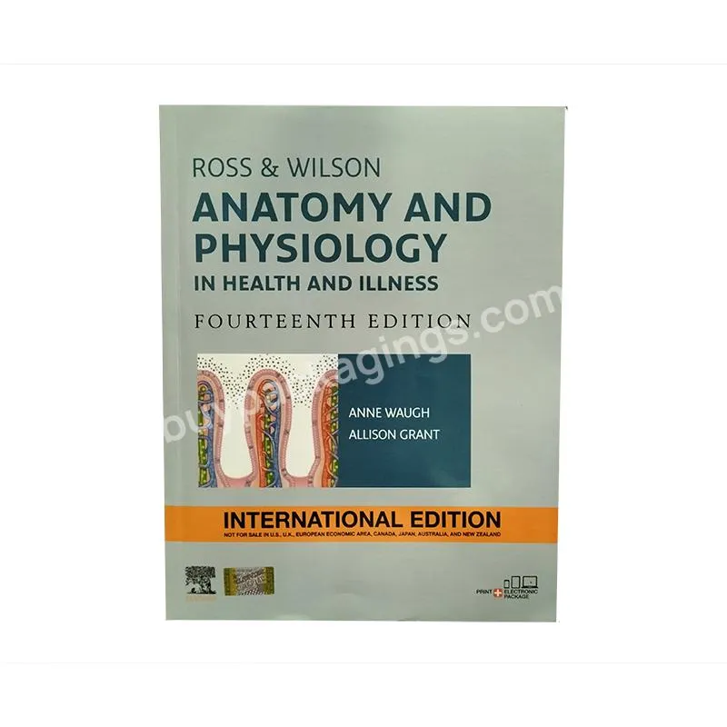 Professional printing book covers natomy Textbook Product Medical book printing