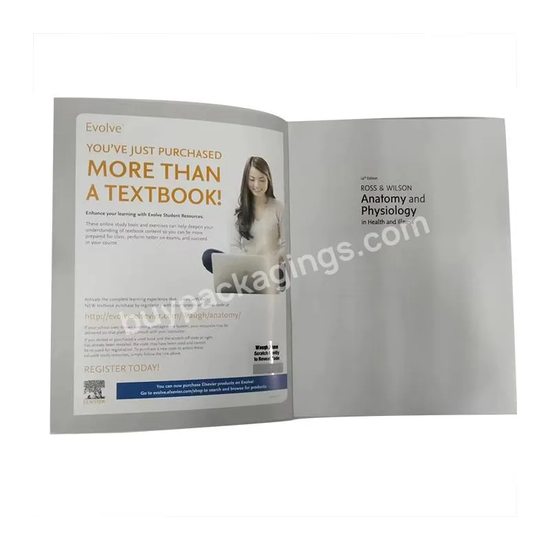 Professional printing book covers natomy Textbook Product Medical book printing