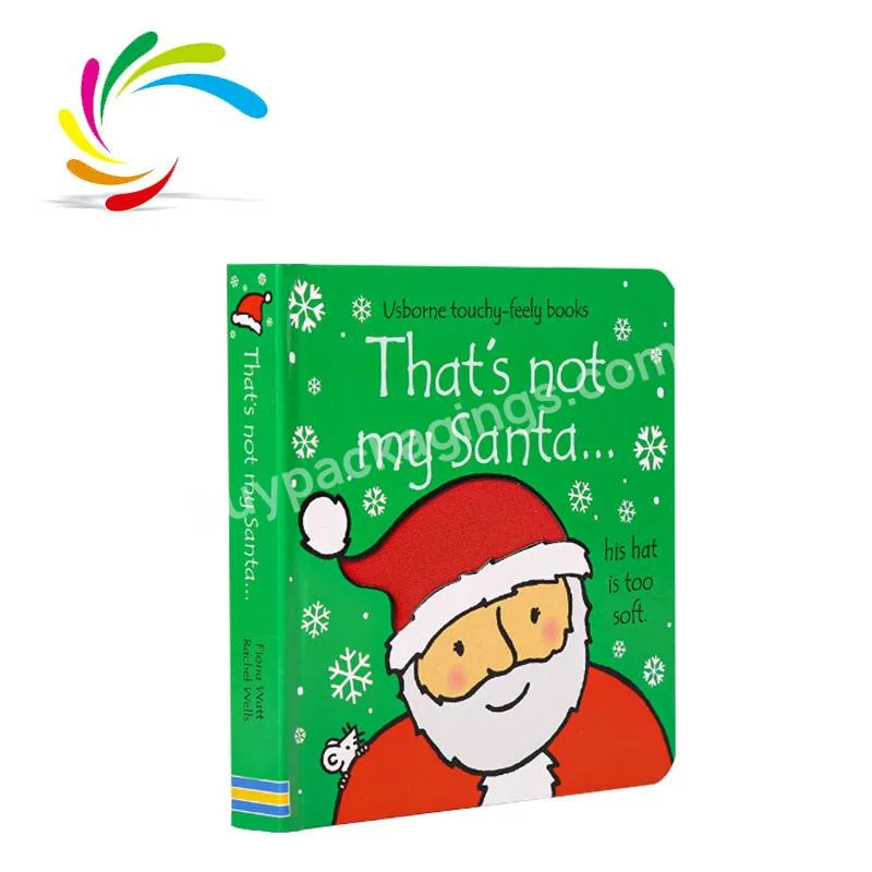 Professional printing factory  New arrival hardcover Bestseller That's not my Santa children kids cardboard book in stock