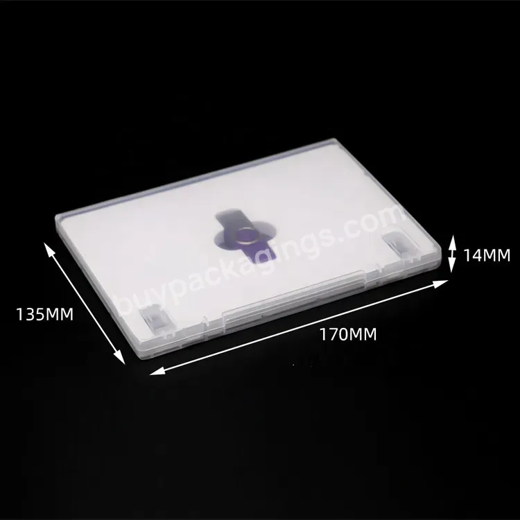 Promotion Clear Plastic Case For Usb Stick With Black Foam - Buy Usb Case Wedding,Box For Usb,Anti-loose Usb Holder.