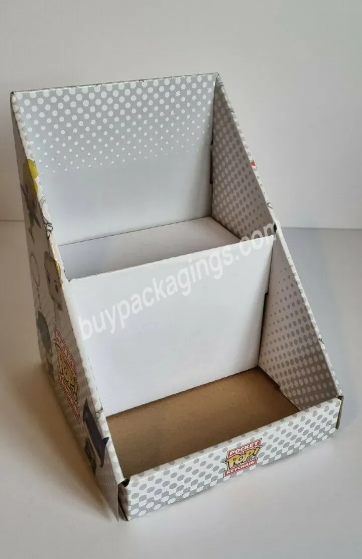 Promotion Corrugated Paper Counter Top Display Box,Pop Cardboard Display Stand - Buy Cardboard Advertising Display Stands,Pop Cardboard Box Corrugated Counter Top Display Stand,Cardboard Counter Display Box.