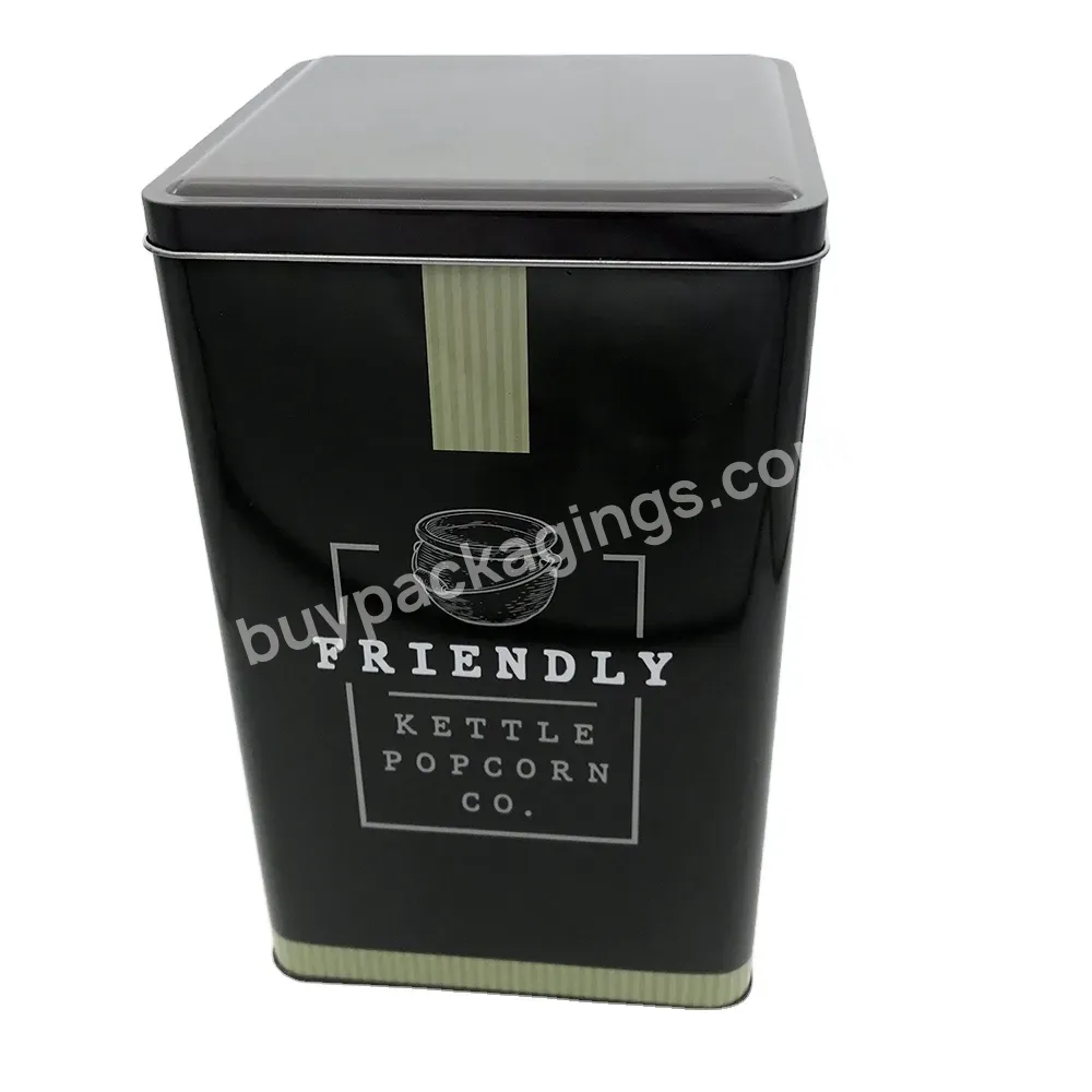Promotion Empty Square Gift Tin Can Packaging
