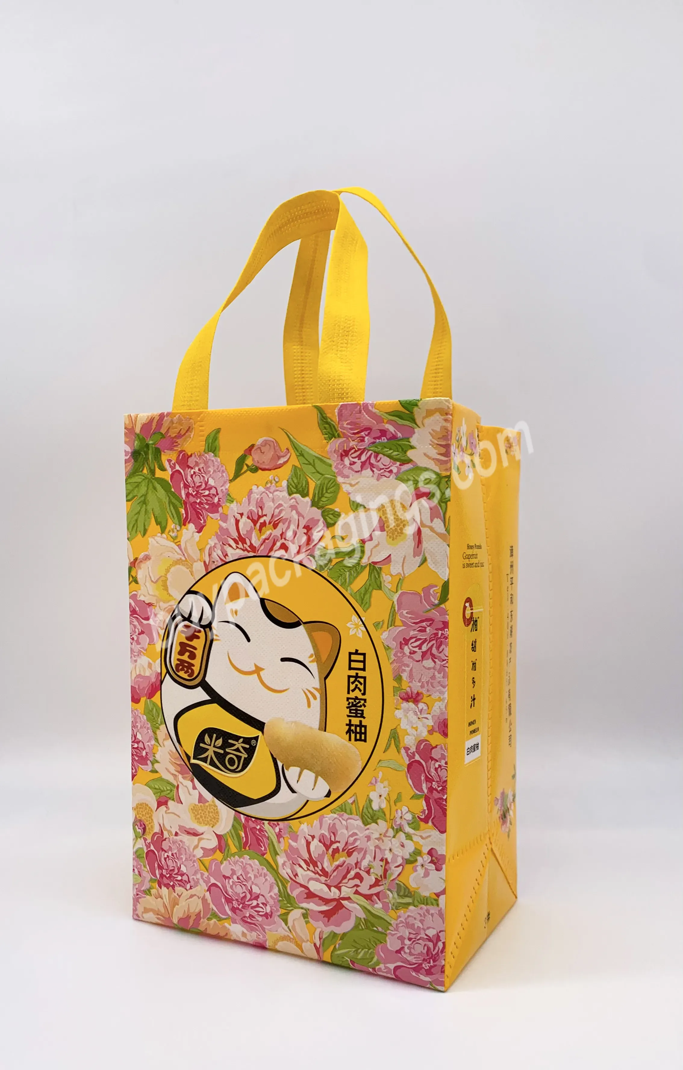 Promotion High Quality Custom Logo Reusable Pp Heat Seal Custom Packaging Tote Non Woven Shopping Bag For Cloth