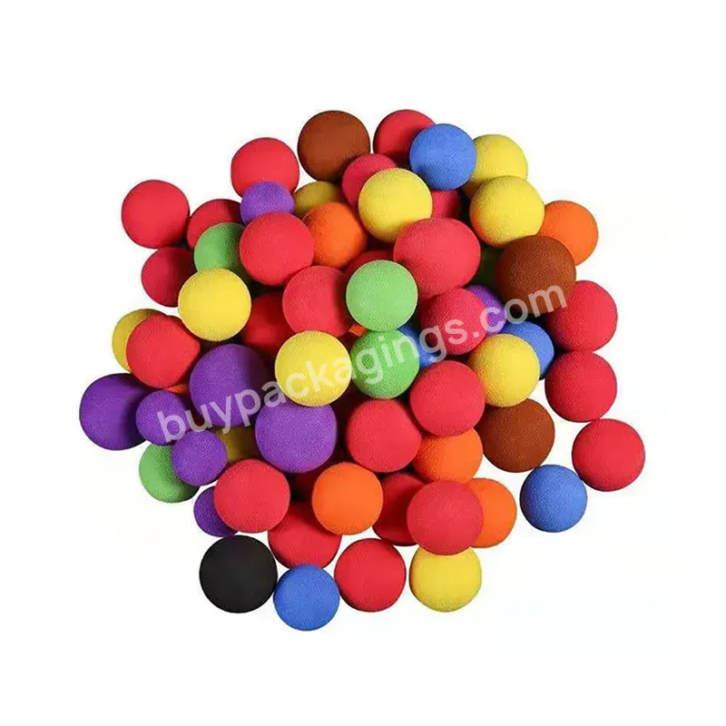 Promotional Custom Stress Ball Round Soft Toy Soft Eva Foam Color Ball