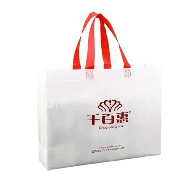 Promotional Fashion Style And Recyclable Durable Foldable Non Woven Customization Bag With Customize Logo