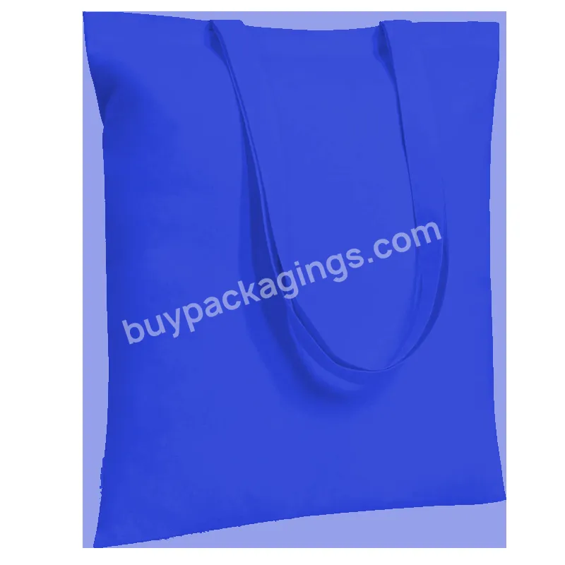 Promotional Personalized Blank Plain Cotton New Canvas Bags Reusable Shopping Cotton Tote Bags With Custom Printed Logo