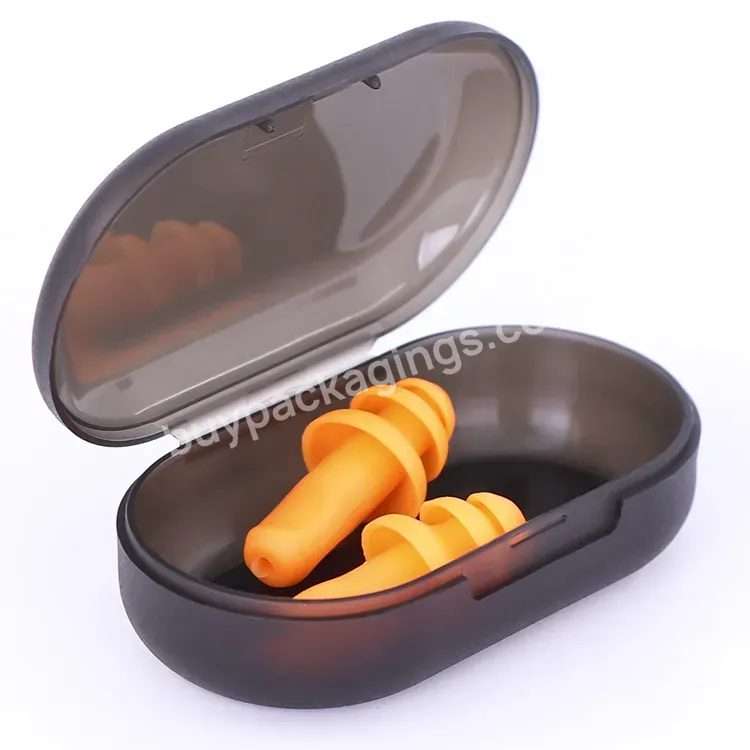 Promotional Portable Small Jewelry Box Pp Plastic Earbuds Case Cover Box Storage Earplug Small Case Custom Case For Ear Plugs