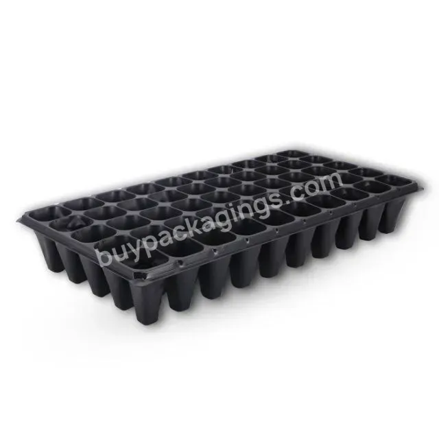 Ps Black Plastic 50 72 108 Cell Seed Tray Planting For Agricultural - Buy Microgreen Packaging,Seed Germination Trays,Nursery Seedling Tray.