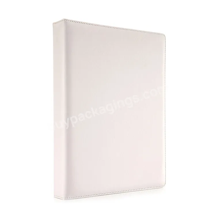 Pu Grey Swen Padded Cover Three Ring Binder Small Faux Leather 3 Ring Binder White A4 Cosmic Ring Binder - Buy Cosmic Ring Binder,Padded Binder,Pu Binder.