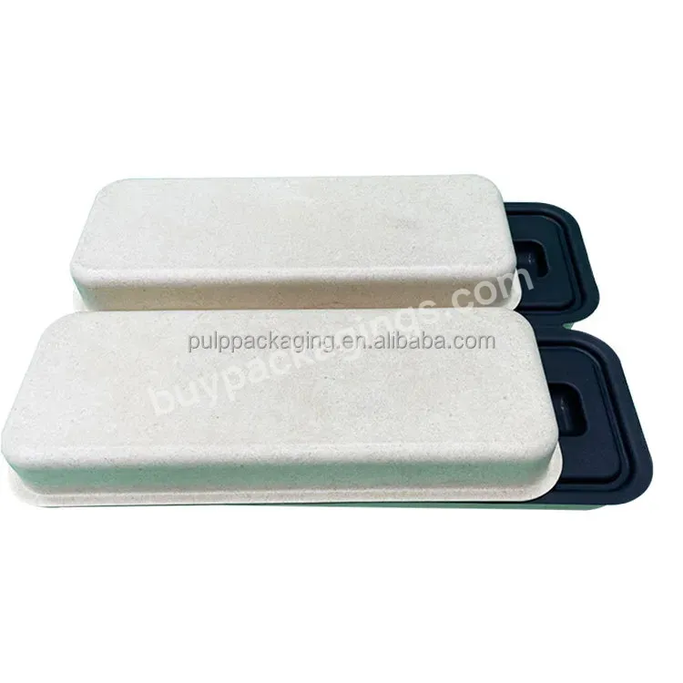 Pulp Box And Pulp Insert Packaging Recycled Bagasse Bidergraderable Packaging Customized Service