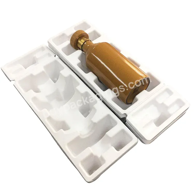 Pulp Tray High Quality Custom Biodegradable Molded Paper Bottle Oem Biodegradable Product Packaging Packaging Inserts Cn;gua - Buy Molded Pulp Packaging,Paper Pulp Packaging,Pulp Packaging.