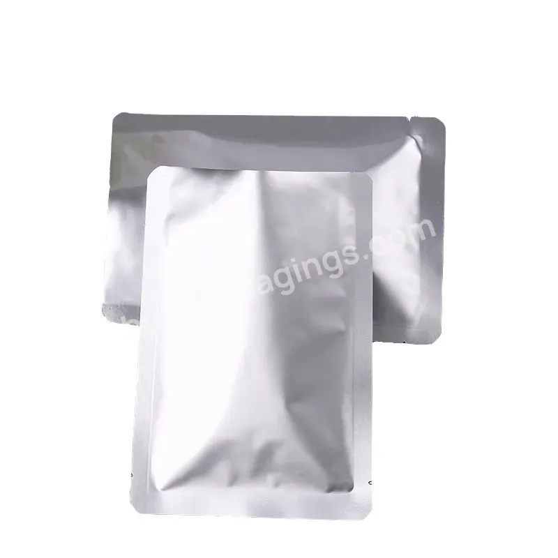 Pure Aluminum Three Side Heat Sealing Vacuum Bags Application For Dried Food Instant Food 5 Gallon Mylar Bags Support Custom