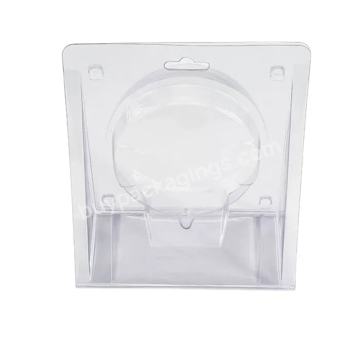 Pvc Clear Plastic Clamshell Folding Box Blister Packaging For Baseball Card Golf Ball Clamshell Packaging