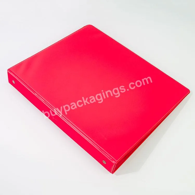 Pvc File Folder Punch Hole 3 Ring Binder A4 Archival File Folder - Buy 3 Ring File Folder,File Folder,Pvc Folder.