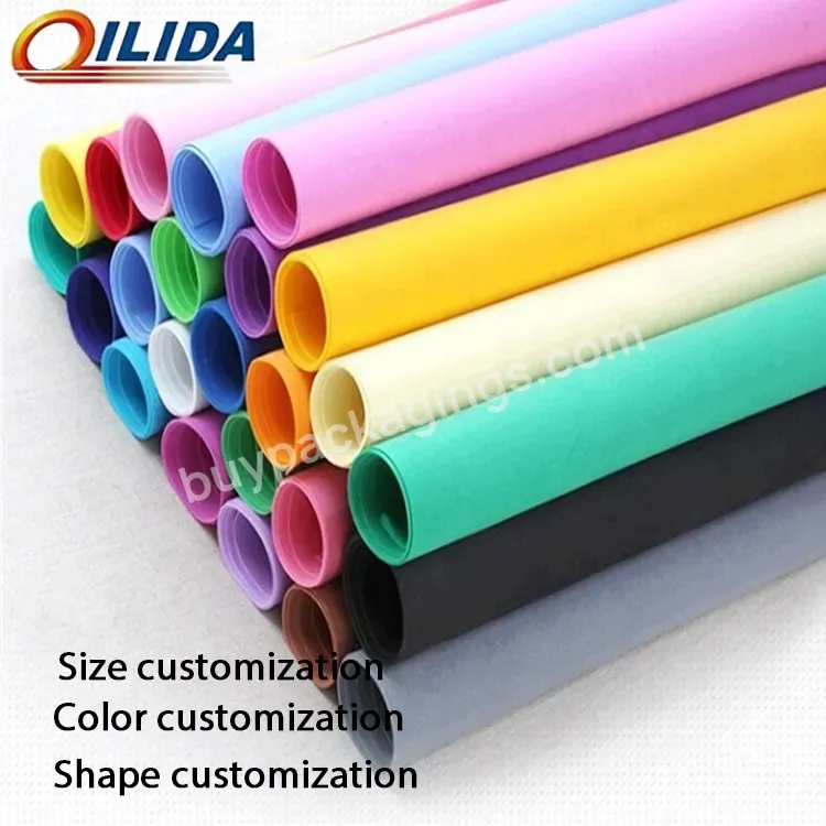 Qilida Colorful A4 Eva Foam Sheet Thick/ Craft Eva Foam For Kids Diy