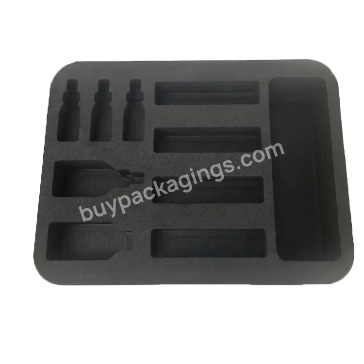 Qilida Custom Box Black Eva Tool Box Packaging Cosmetics Box Foam Insert Custom