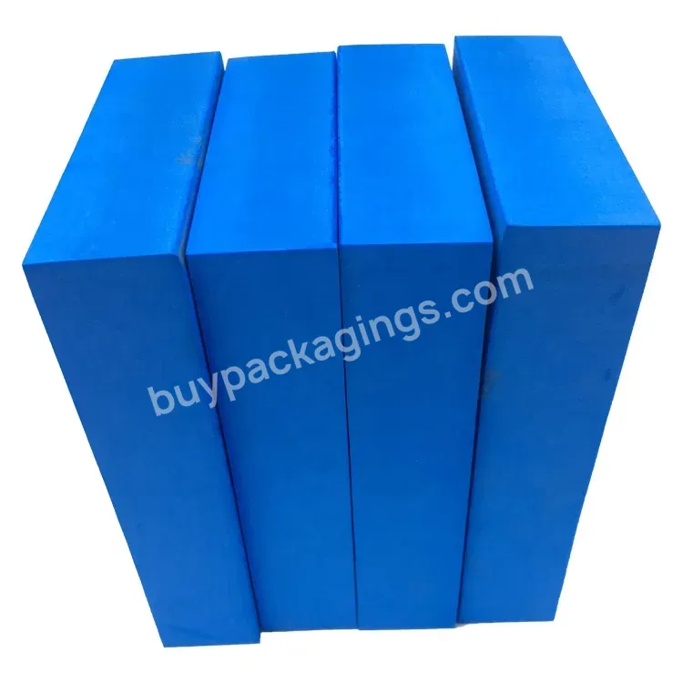 Qilida Custom Die Cut High Density Blue Eva Blocks Shape Foam