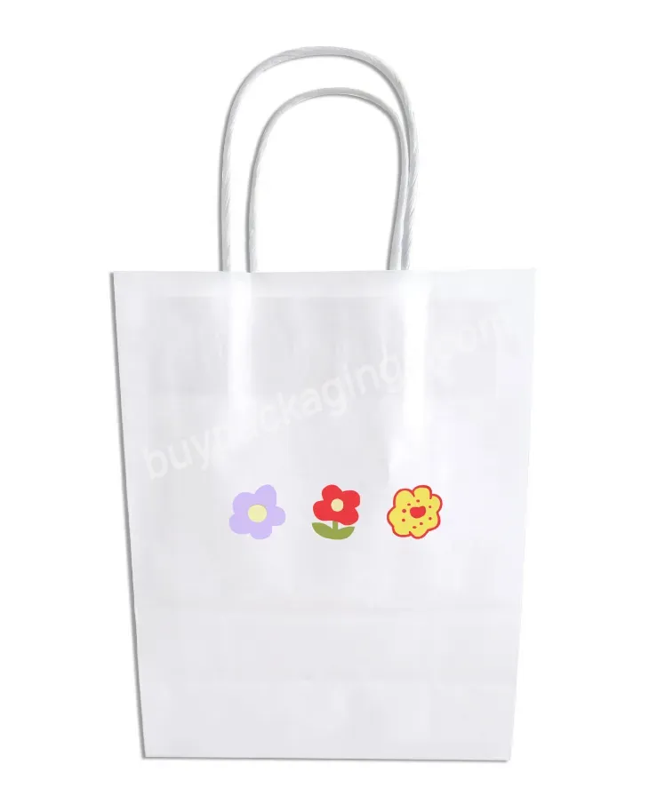 Qingdao Manufacturer Wholesale Paperbags Handles Bags For Packaging Custom Logo