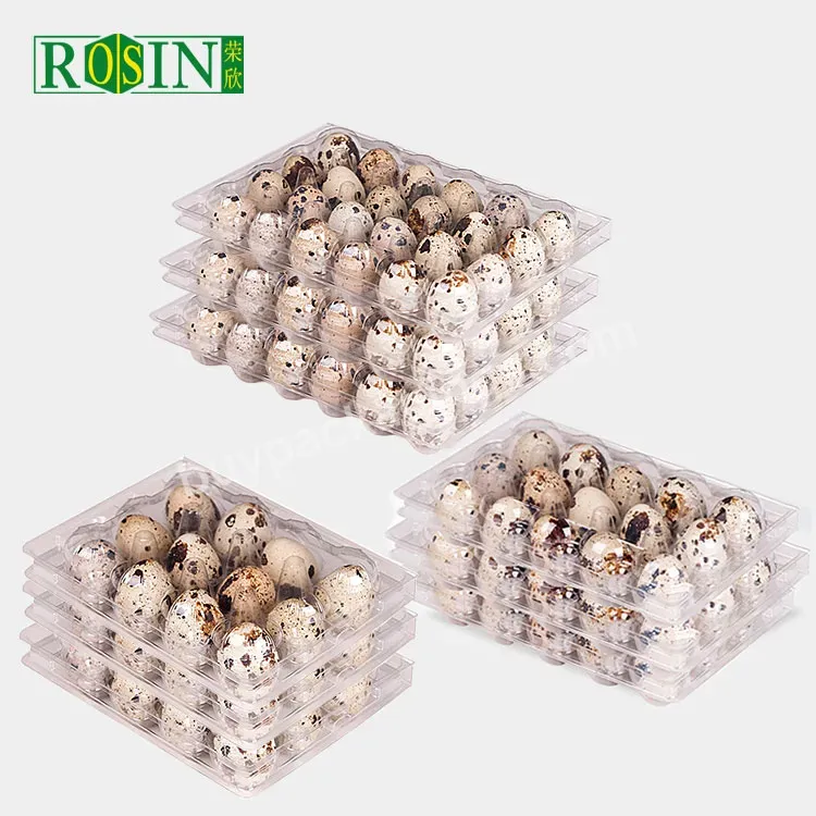 Quail Egg Carton 15 Holes Plastic Egg Tray With Lid Clear Clamshell Disposable Wholesale Pet/pvc Blister Food 16.6*10.5*3.9cm